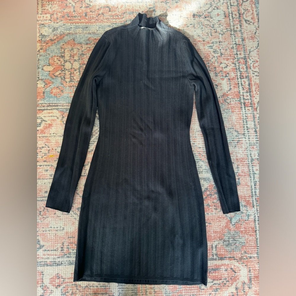 NWT Abercrombie & Fitch Black Sweater Dress Size Small